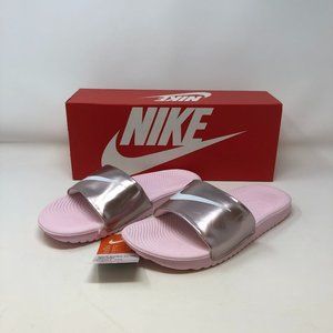 Nike Kid's/Girl's Kawa ( GS/PS) Slide Sandals Pink NIB  Fast Shipping!